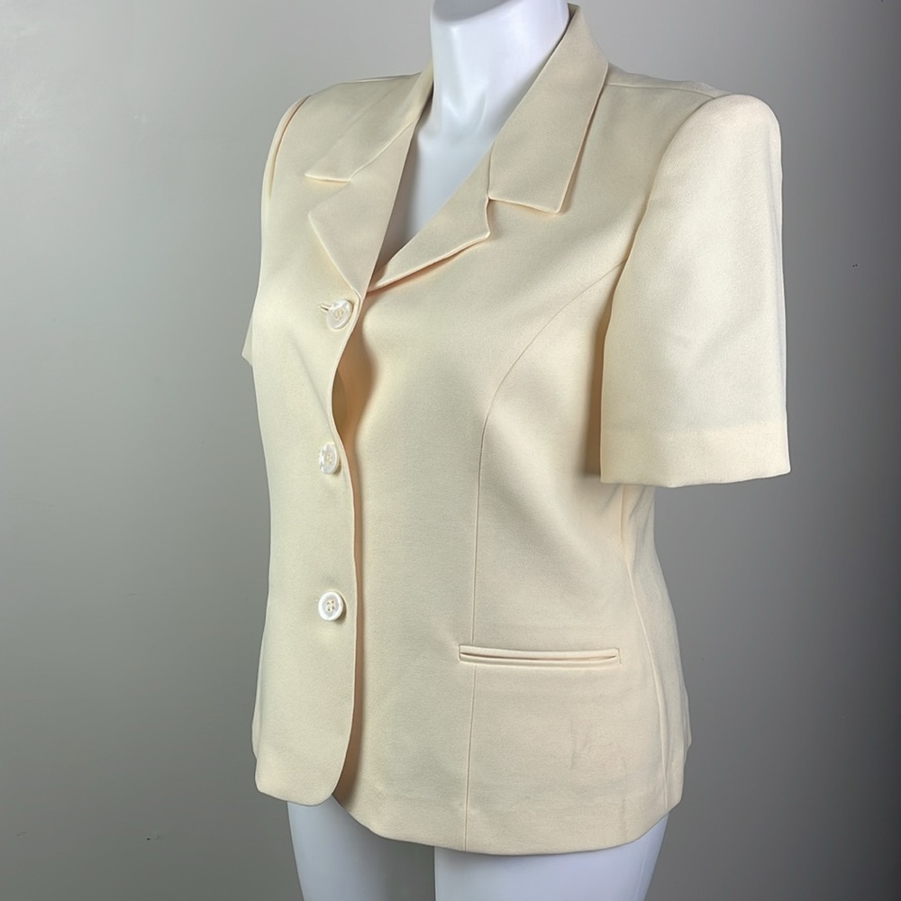 haberdashery By Leslie Fay Sportswear Vintage Short Sleeve Blazer